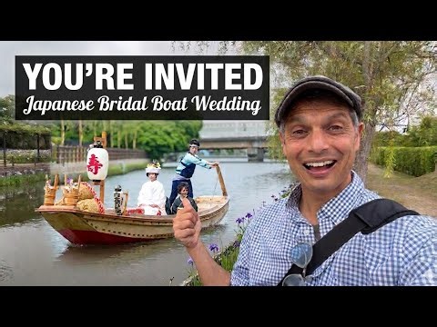 Japanese Wedding by Boat is Inspiring | AYAME FESTIVAL in Itako City