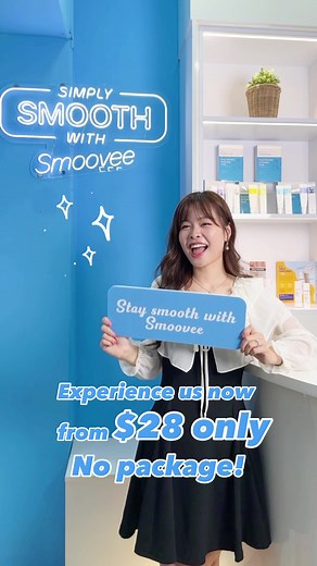 Experience the best!😎 Try Smoovee Hair Removal treatment from $28!✨ #fyp #tiktoksg #viralvideo #foryoupage #hairremoval #hairremovalsg #smooveehairremoval