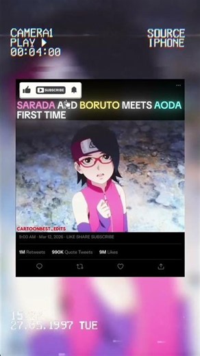 Sarada FINALLY 😱 Meets Aoda ? Sasuke Snake Shocks Everyone
