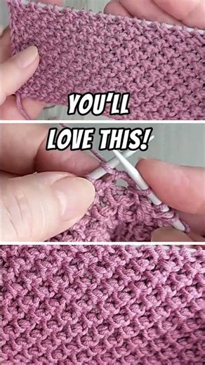 This 3D Texture is Secretly Just Knit Stitches! #253