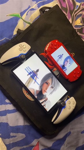 Cristian on Instagram: "Kingdom Hearts Birth By Sleep on the God of War PSP & PlayStation Portal - Artist: Hikaru Utada Song : Simple And Clean (Planitb Remix) Systems: God of War PSP (2008) PlayStation Portal (2023) - #kingdomhearts2 #kingdomhearts #kh2 #sora #psp"