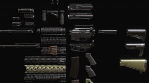 Modular AR15 v2.0 - Buy Royalty Free 3D model by Pedro B. Goulart (@Pebegou)