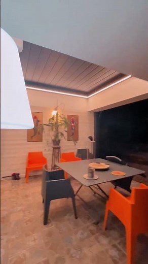 The Night Magic of our Living Spaces #diy #veranda #pergola #nature #renovation
