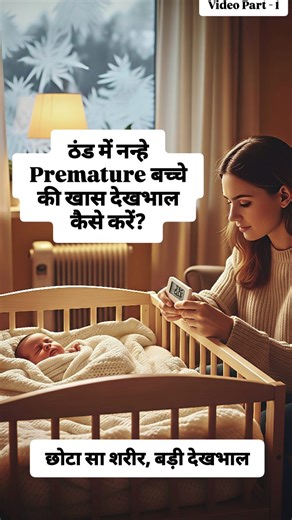 DrGunjan Patel on Instagram: "Special care for premature babies in the cold weather"