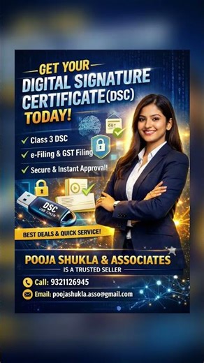 Need DSC for MCA, GST, Income Tax, Tender Filing or Company Registration?