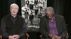 Morgan Freeman naps during interview