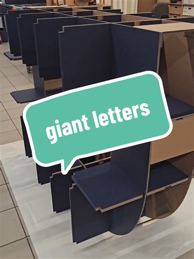giant letters #ecodesign TikTok