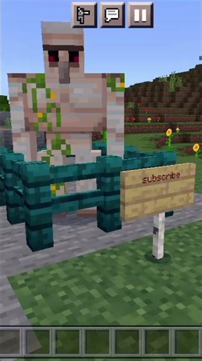 snow ❄️ golem vs iron golem 💎