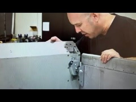 New F100 Flairside or C10 Stepside truck latch kit for your tailgate so you can ditch the chains.