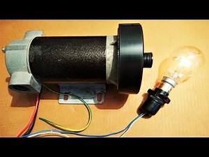 250 Watt DC Generator using small DC motor DIY - Amazing idea 2018