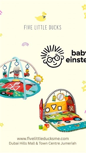 Five Little Ducks ME on Instagram: "Watch them explore, learn & giggle 💛 @babyeinstein activity gym and barnyard is where your little ones would love to play, learn and dream. #babyeinstein #babycare #babyessentialsuae #babytoysuae #babyplaygym ym #newmomuae E #dubaimom oms #mommybloggers #momsofdubai #momsofuae #babysfirstchristmas #babyshopuae #babybarnyard #babyplaytime #uaebaby #toddlersofinstagram #musthaves #fivelittleducksme"