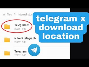 telegram x download location
