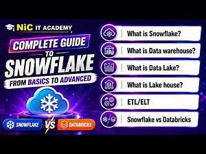 Snowflake Tutorial for beginners | Snowflake Data warehouse and Data Lake