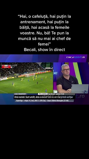 Gigi Becali Show at Liga Digisport | Funny Moments in Romania TV