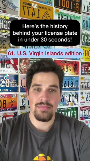 History of US Virgin Islands License Plates