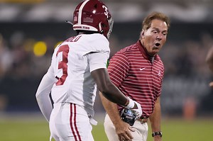 Nick Saban drops cheeky response for Alabama players' preparation against Arkansas in Week 7: "We text them"