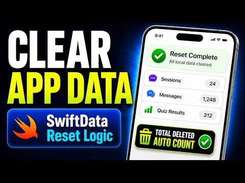 Clear App Data in SwiftUI with a Delete Summary Count