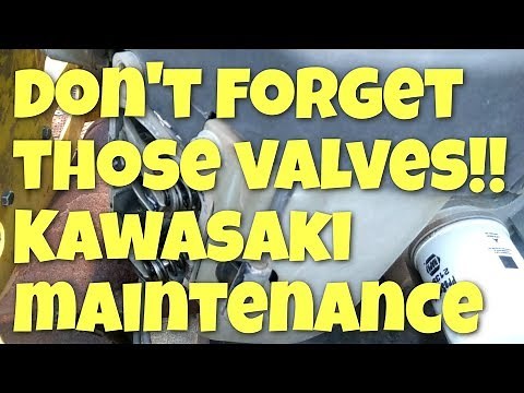 Adjusting Kawasaki 25hp valves