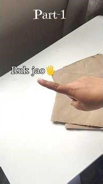 Unique Durga puja crafts with Brown Paper | Easy Navratri Decoration Diy#diy#durgapuja#shorts#craft