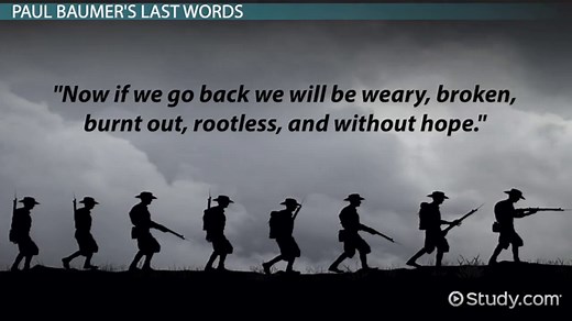 All Quiet on the Western Front: Ending | Analysis & Quotes