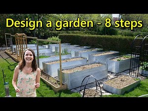 How to design a raised bed garden layout