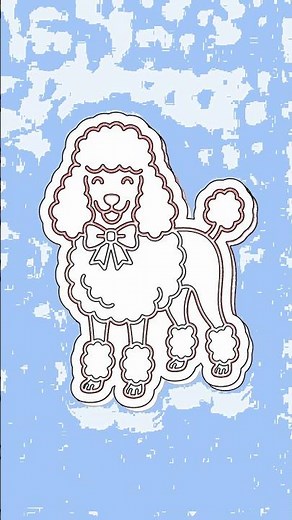 Easy Poodle Drawing for Beginners! with Chillify