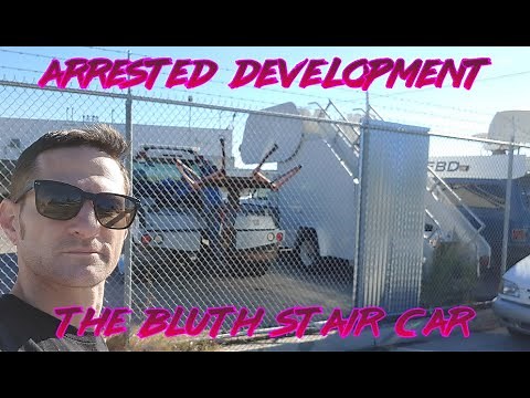 "Arrested Development" The Bluth Stair Car - Then & Now