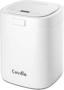 Electric Compost Bin Kitchen | Smart Kitchen Waste Composter | Food Composter Indoor/Outdoor | Food Cycler with 3L Capacity | Compost Machine for Apartment Countertop | Cavdle WasteCycler | White
