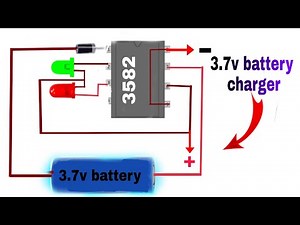 How to make 3.7v battery charger Using 3582ic | 3.7v battery charger | Pc Take