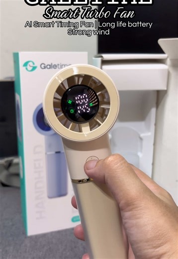 AI Smart Timing Turbo Fan: A Portable Cooling Solution