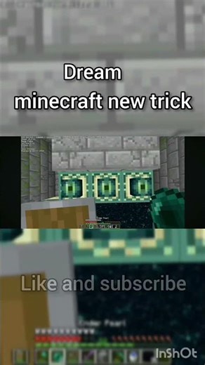 dream minecraft new trick #minecraft #tricks #dream