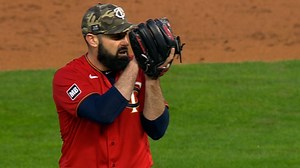 Matt Shoemaker fans Moreland