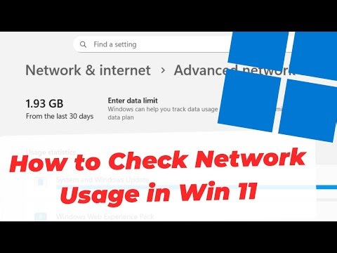 How to Check Network Usage in Windows 11