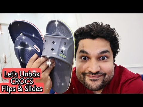 CROCS Slides & Flips Unboxing & Review | Best Slides | Best Flips | Best Flipflop & Slippers #crocs