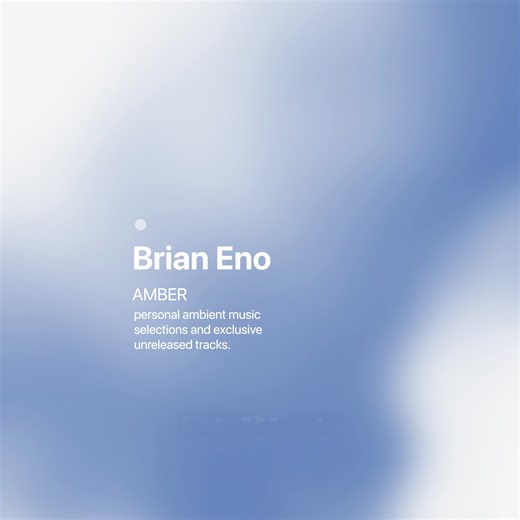 42K views · 79 reactions | Brian Eno’s new show AMBER on Apple Music Chill Radio is live now. Each week he will showcase personal selections of ambient music, as well as reveal one exclusive unreleased track per episode. apple.co/AMBER | Apple Music | Facebook