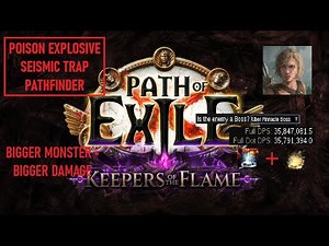 Uber DoT Cap with Explosive Trap + Seismic Trap Poison Pathfinder | My POE 3.27 Leaguestarter