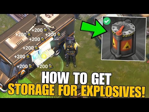 HOW TO GET STORAGE FOR EXPLOSIVES FOR BEGINNERS EASILY! - Last Day on Earth: Survival