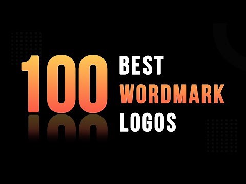 100 Best Wordmark Logo Design | Creative Logotype Design | Lettermark Logo | Adobe Creative Cloud