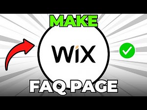 How to Make a FAQ Page on Wix (Quick & Easy)