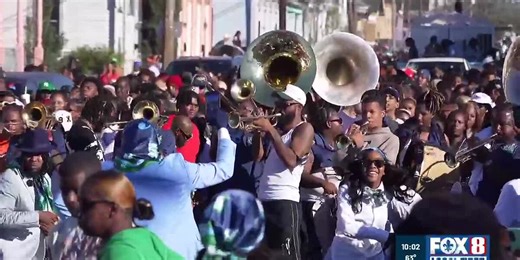 One year after deadly shooting, thousands return to ‘Nine Times’ second-line parade