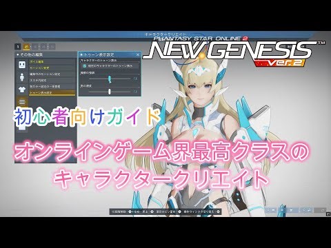 [Create your ideal character] Create your own character in PSO2NGS [PSO2NGS]