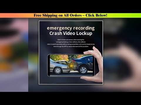 HP car camera dash cam camera 4k HD night vision WiFi DVR video loop video parking monitoring car