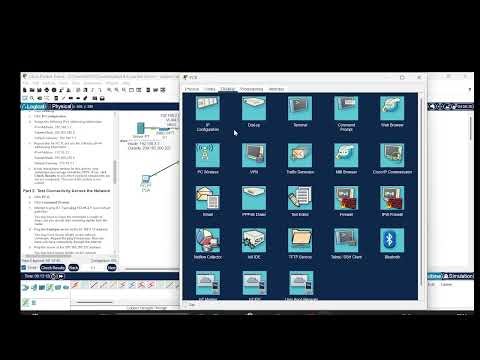 5.4.6 Packet Tracer - Explore a Simple Network
