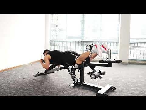FREESTANDING leg extension leg curl attachment