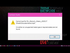 Unsupported Media Type Or Required Codecs Are Not Found | F.I.X