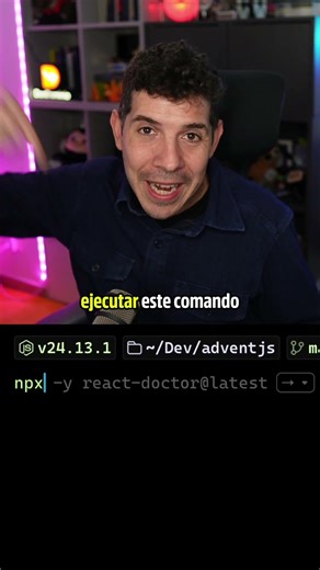¡Acaba de salir React Doctor! Una herramienta que detecta anti patrones en tu app de React:\n\n✓ useEf