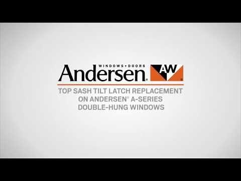 Top Sash Tilt Latch Replacement on A-Series Double-Hung Windows | Andersen Windows