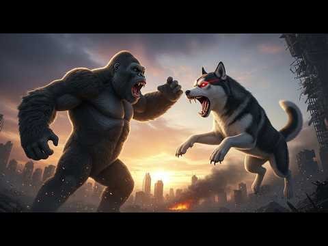 KING KONG vs GIANT HUSKY: Is This the Craziest Animal Showdown Ever?