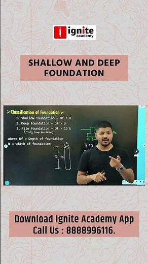 SHALLOW AND DEEP FOUNDATION | SHALLOW FOUNDATION | DEEP FOUNDATION | #civil