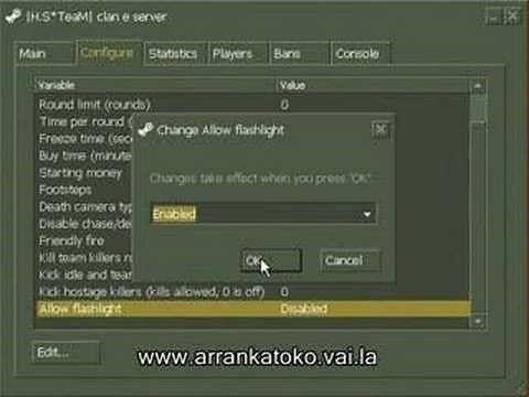Como criar um server de cs 1.6